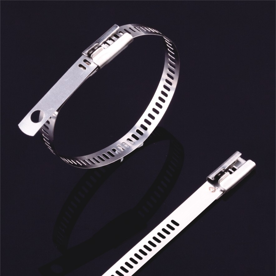 สายรัดเคเบิลสแตนเลส - สายรัดแบบไม่เคลือบ Multi-Lock แบบบันได